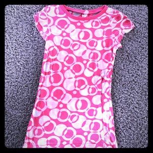 Buckle Coral sheer tee